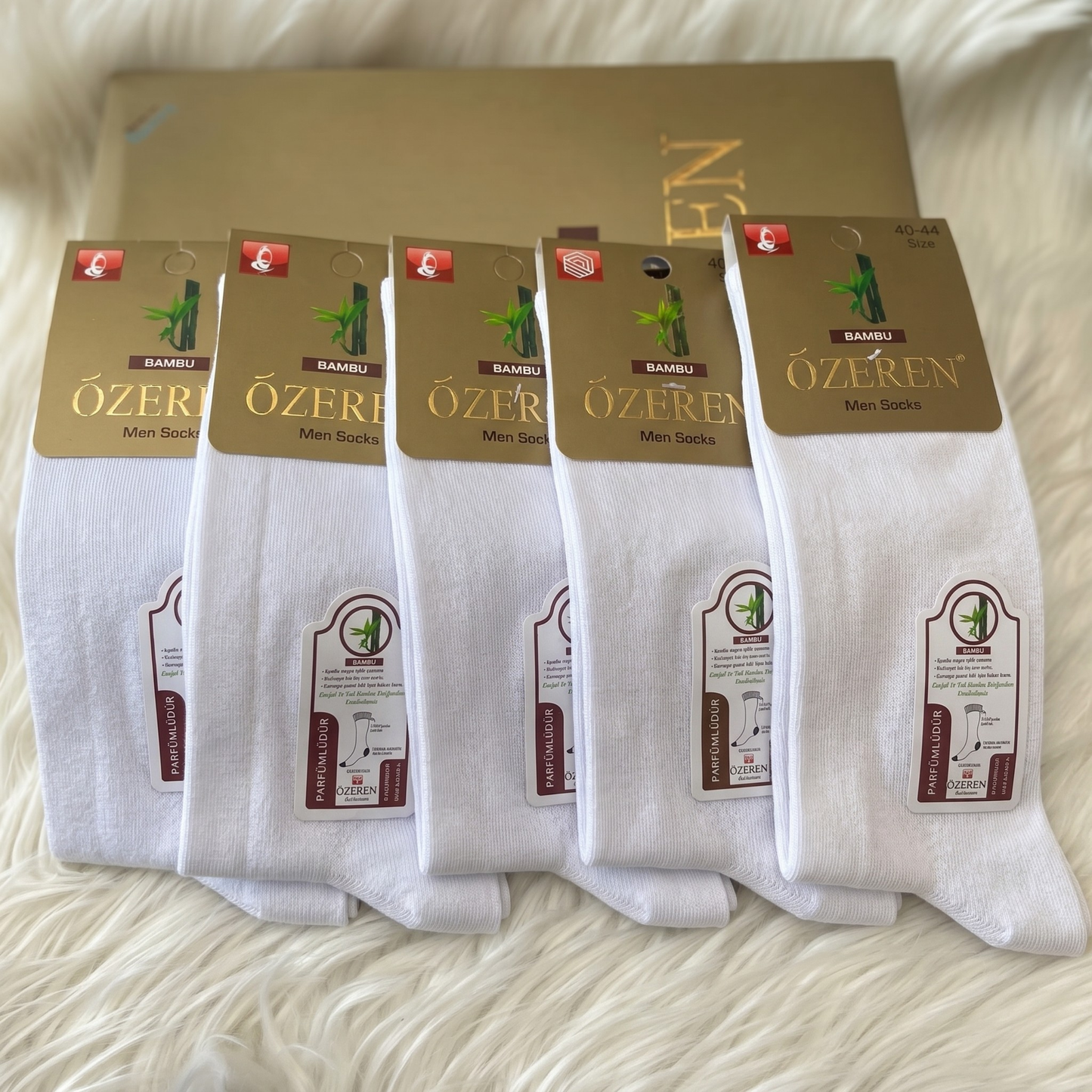 Ozeren جوارب البامبو الاصلية (طويلة)
