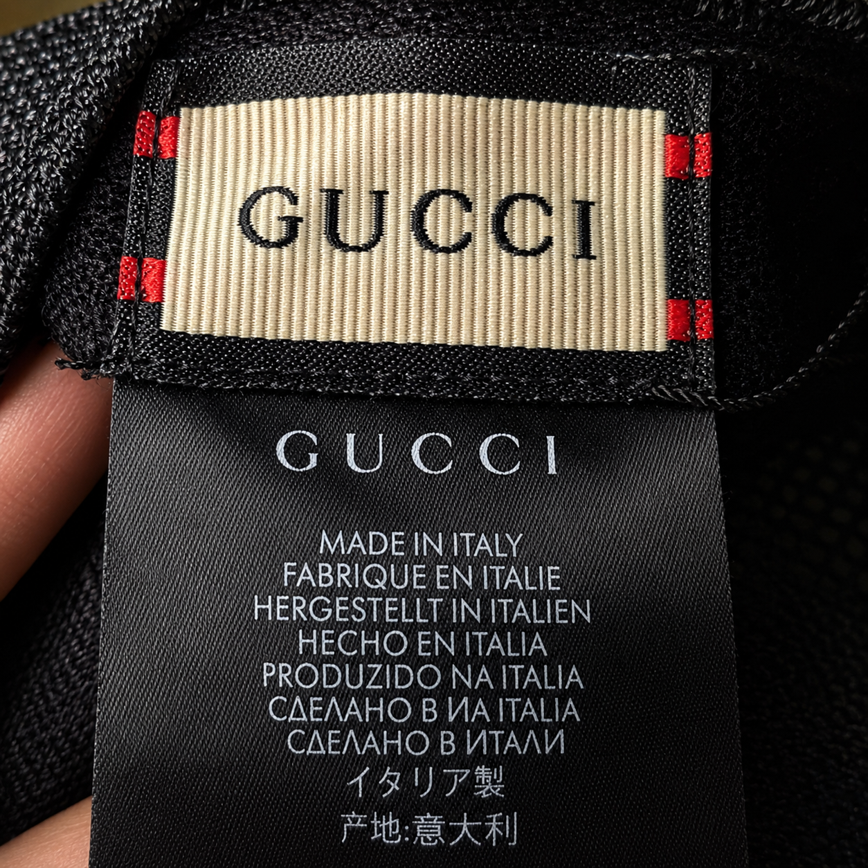 Guccii logo brodé AAA Best quality