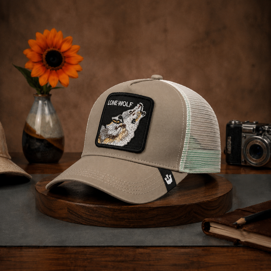 Goorin Bros Lone Wolf Gris/vert